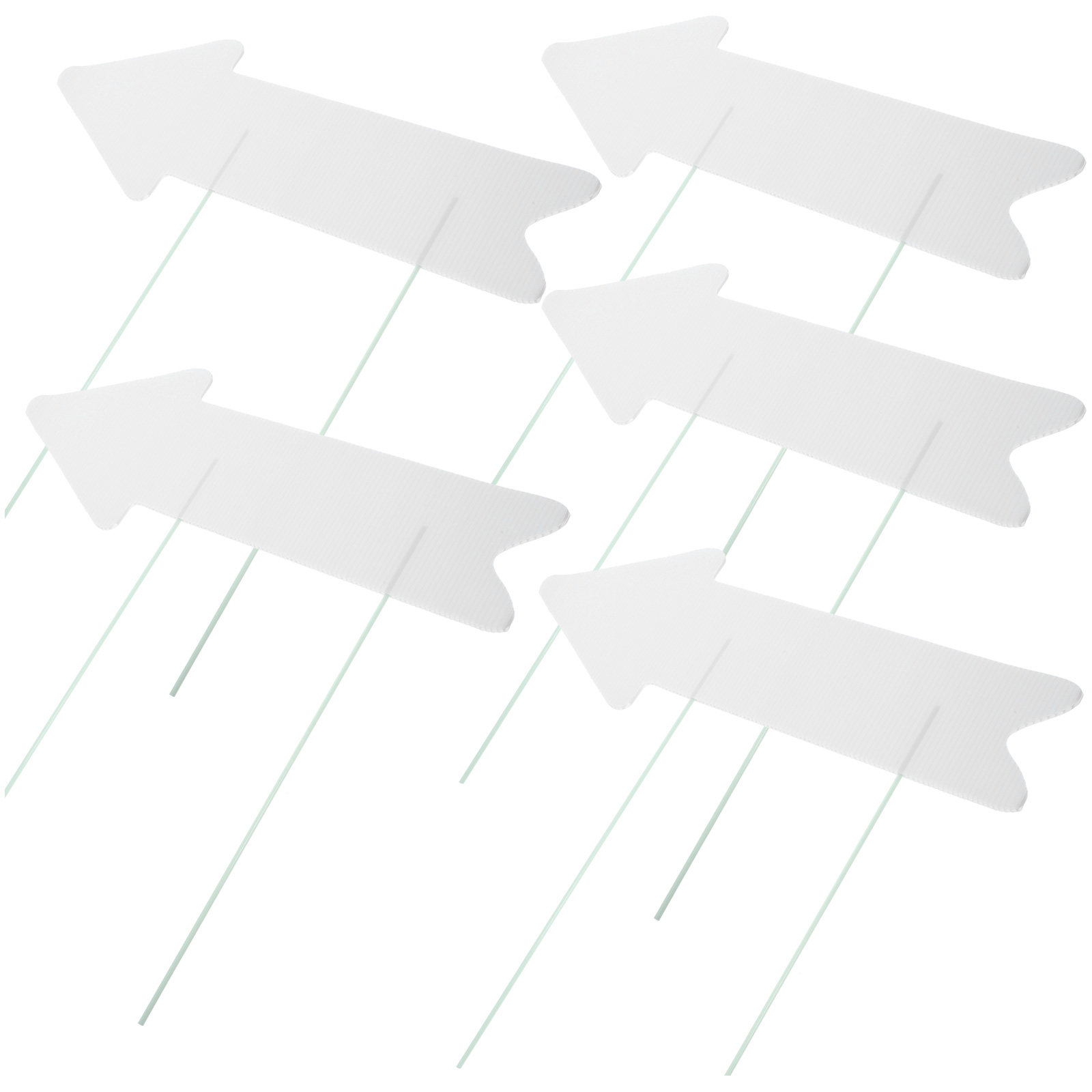 5Pcs Blank Yard Signs Plastic  - Yard Sign Blank avis et prix