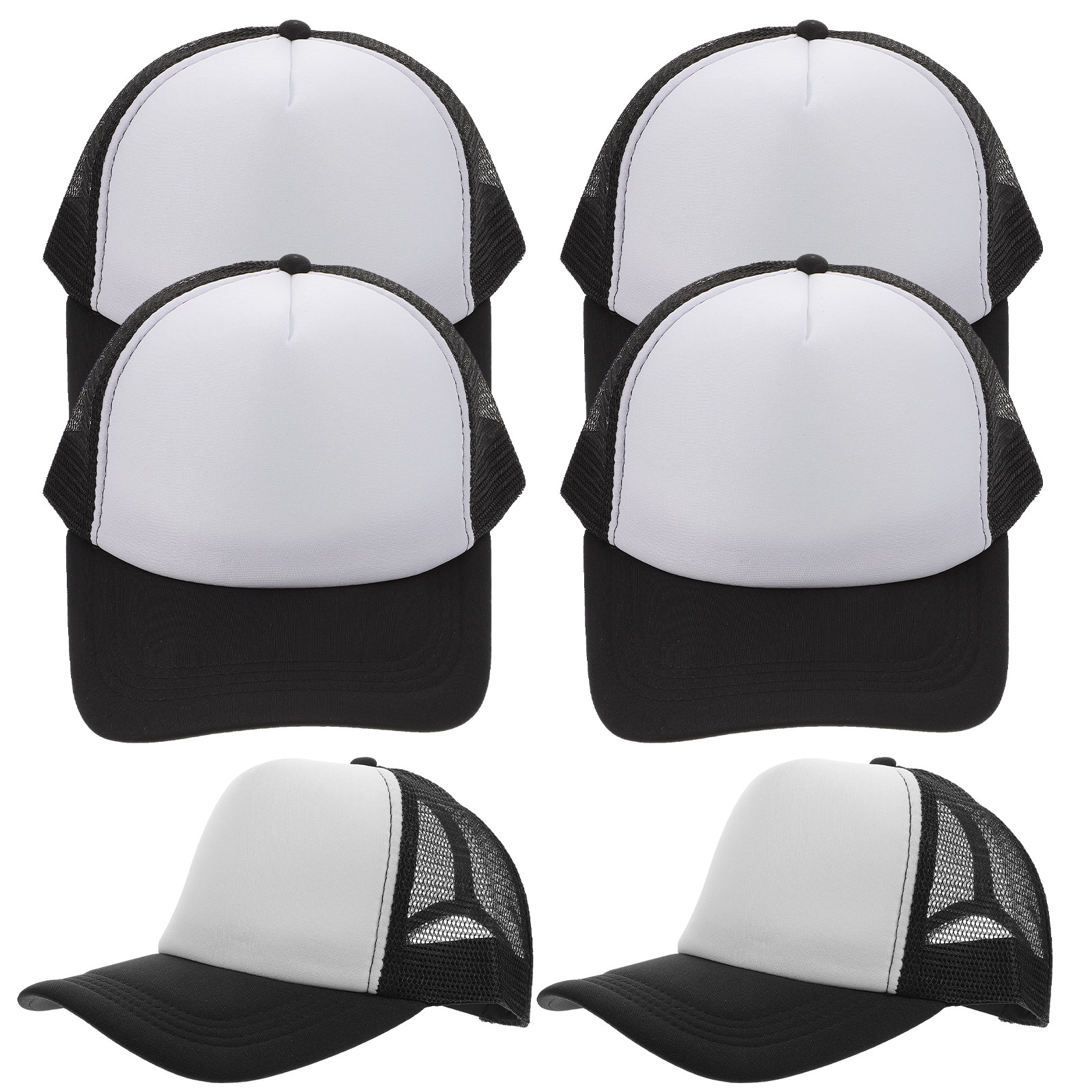10Pcs Blank Baseball Cap Mesh  - Hat Sublimation Blank avis et prix