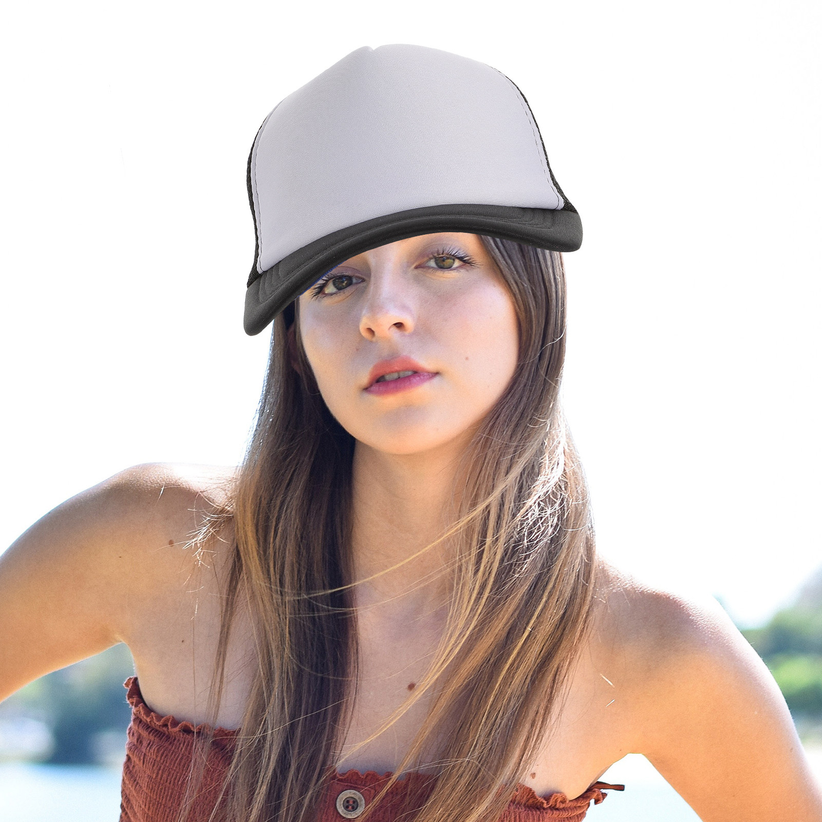 10Pcs Blank Baseball Cap Mesh  - Hat Sublimation Blank avis et prix