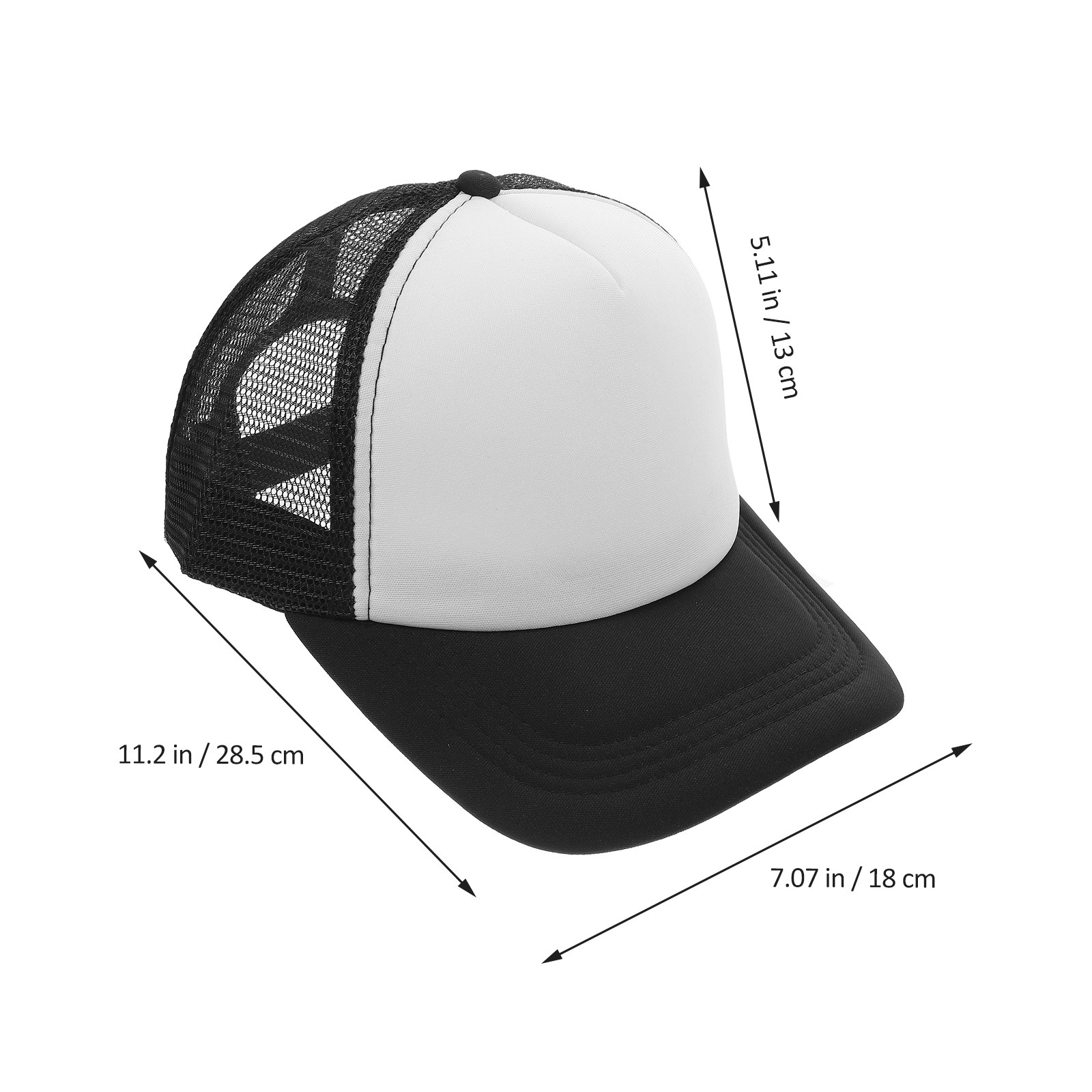 10Pcs Blank Baseball Cap Mesh  - Hat Sublimation Blank avis et prix