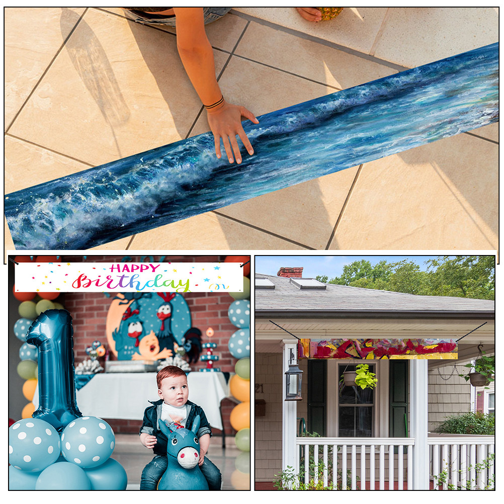 4Pcs 2x6 Feet Customizable Bla - Yard Sign Blank avis et prix