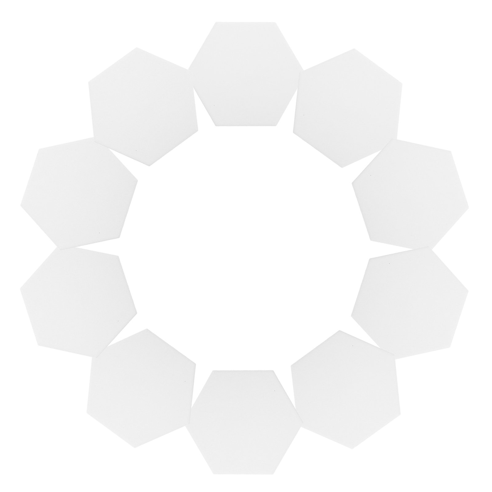 10Set White Hexagonal Ceramic  - Coaster Sublimation Blank avis et prix