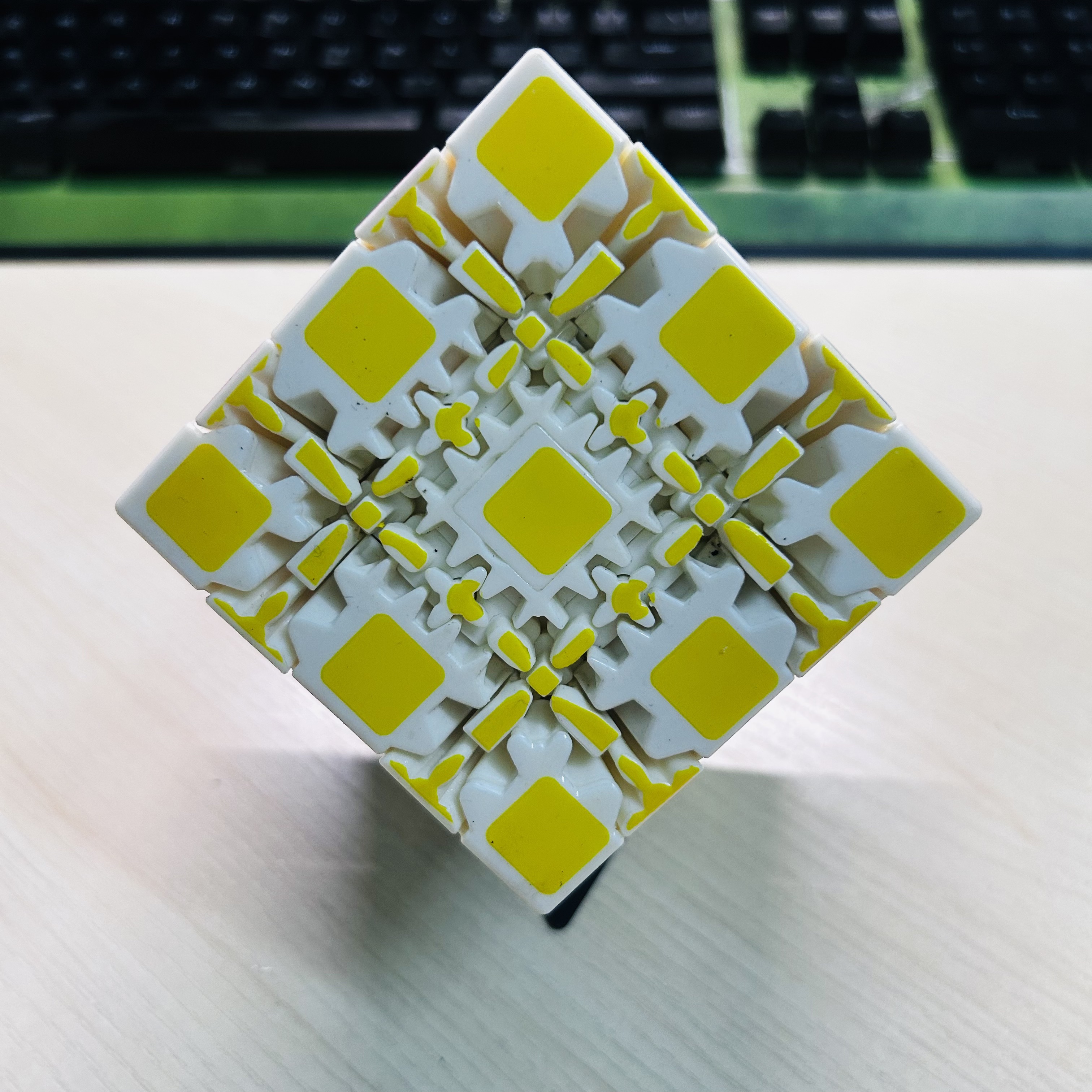 Collection Cube 5x5 Gear Cube  - Puzzle Blank White avis et prix