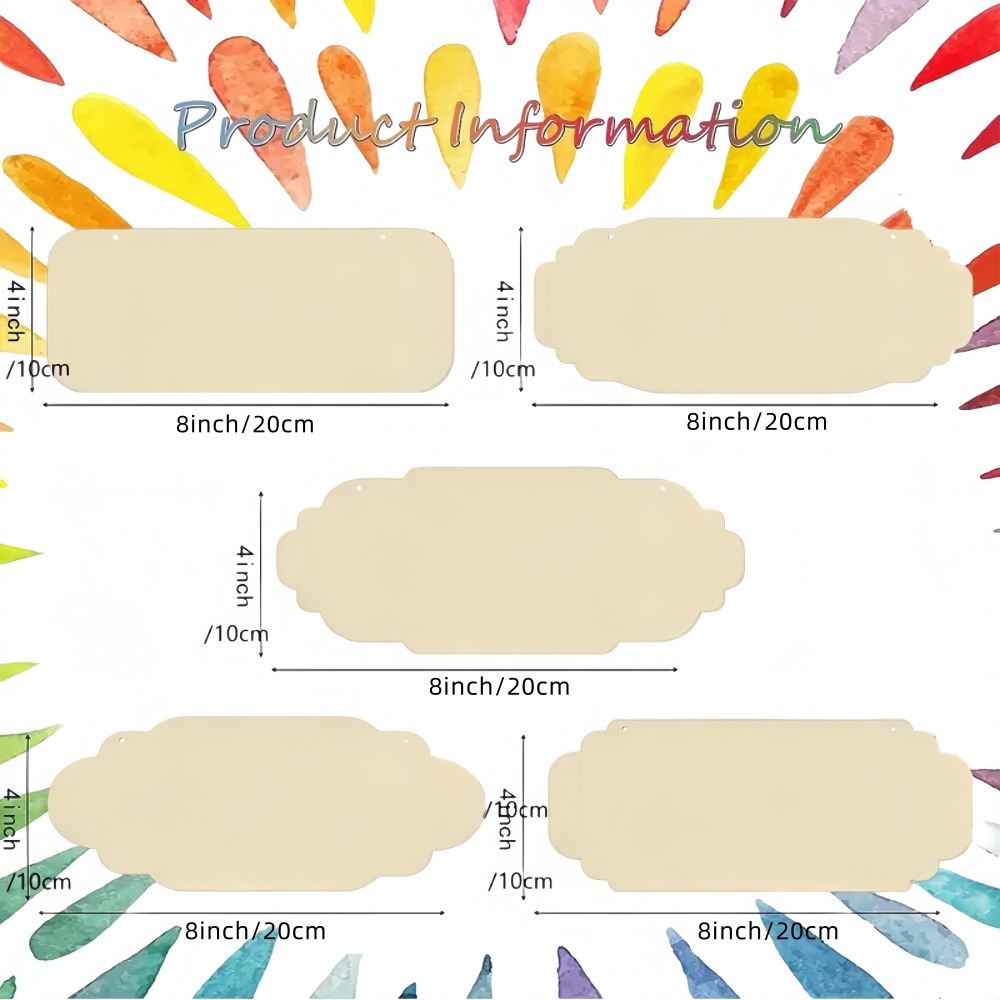 Blank Rectangle Oval Hanging W - Yard Sign Blank avis et prix