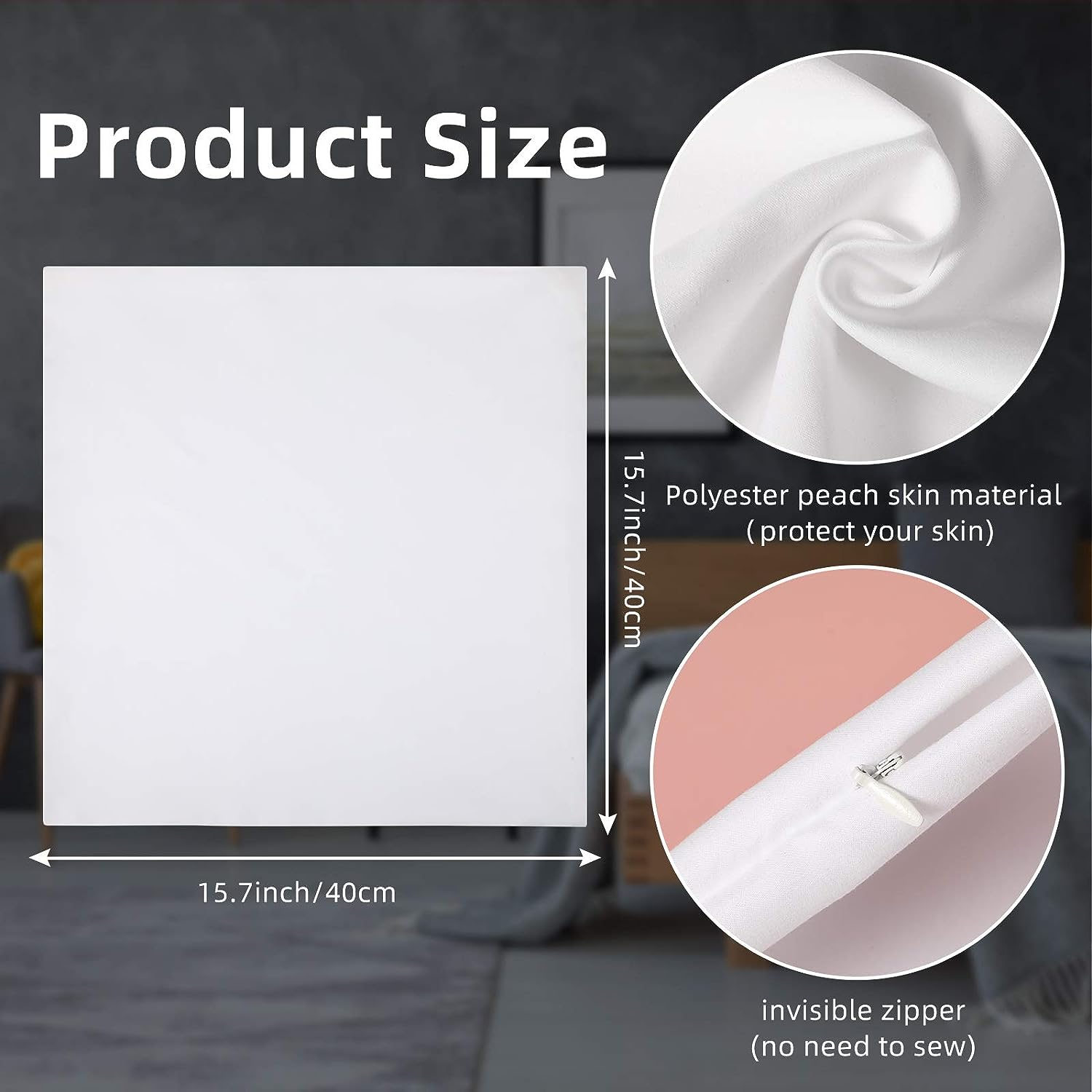 4Pcs Sublimation Blanks Throw  - Pillow Cover Sublimation avis et prix