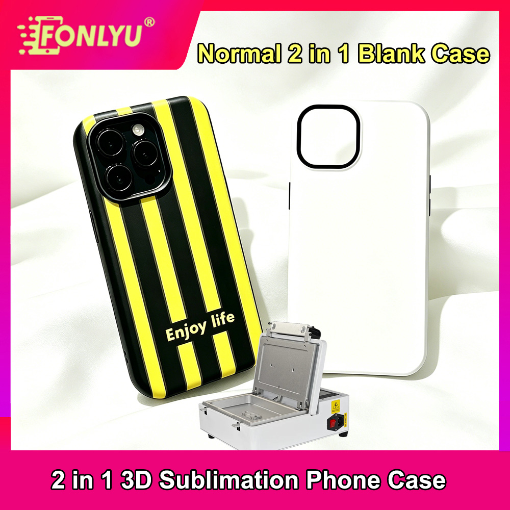 FONLYU 10pc 2 in 1 Blank Phone - Phone Case Blank Print avis et prix