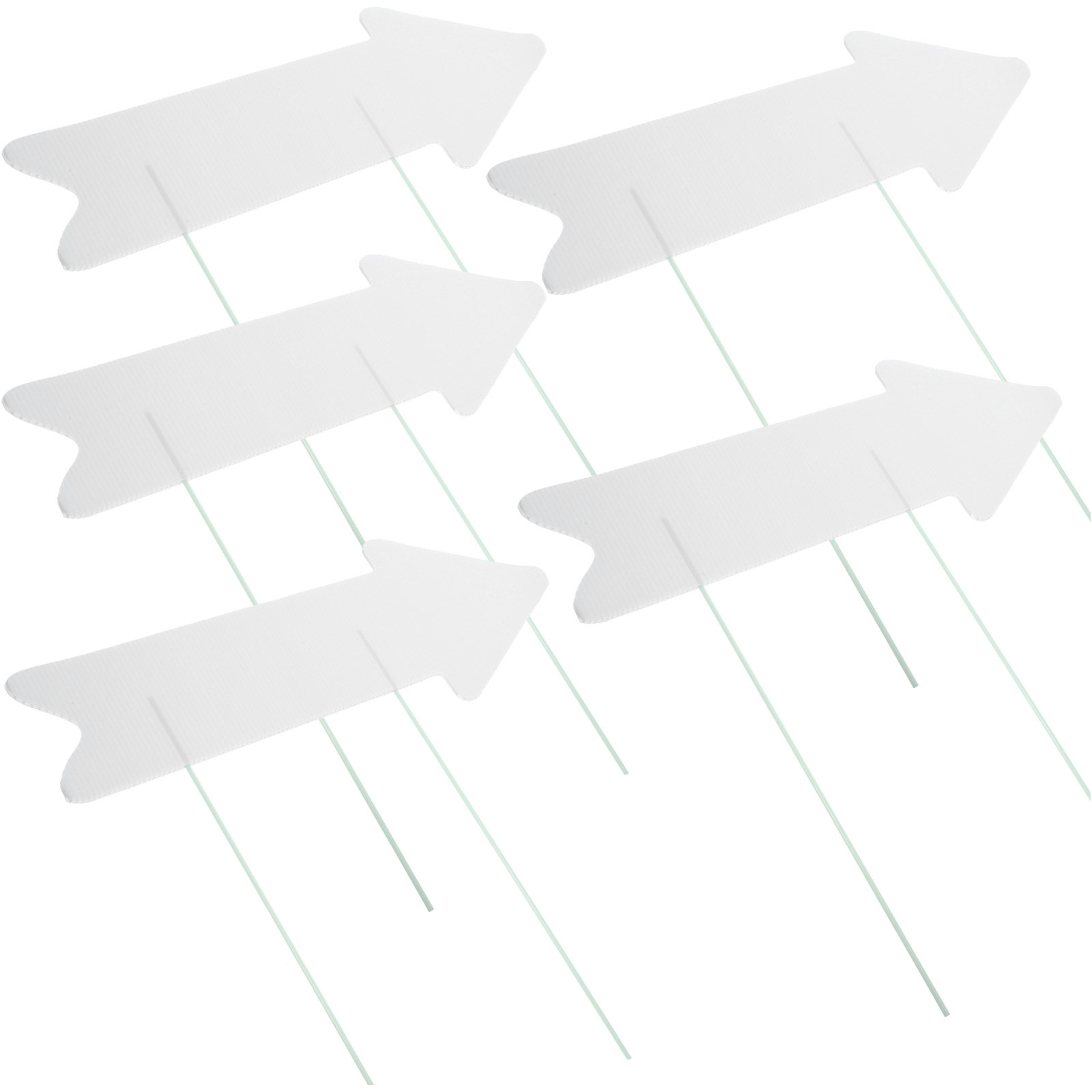 5Pcs Blank Yard Signs Plastic  - Yard Sign Blank avis et prix