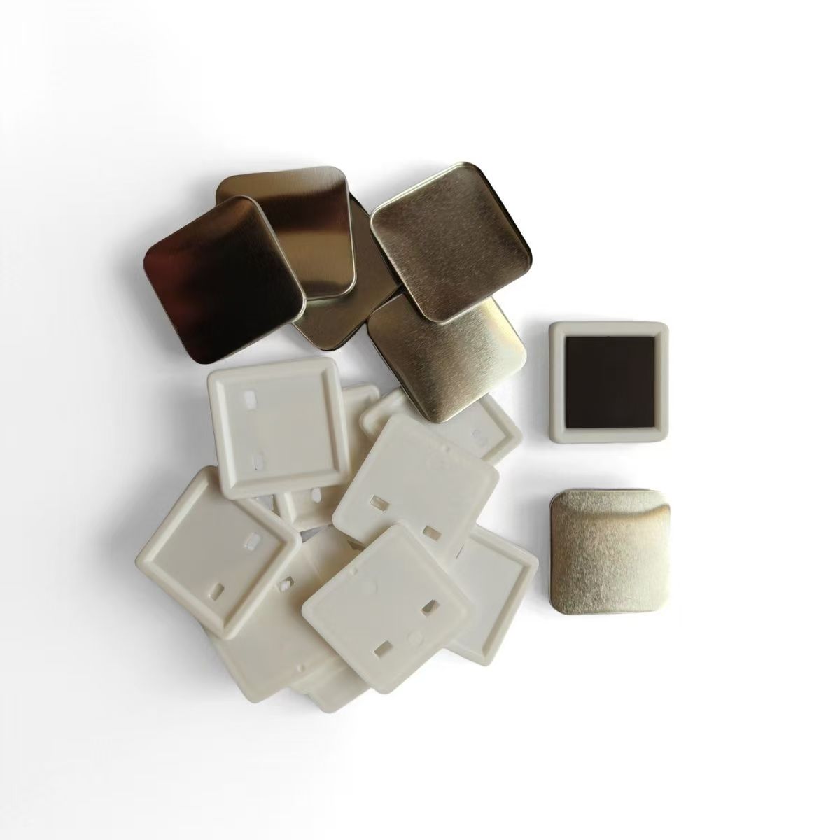 100pcs 50*50mm 2inch Square ma - Button Badge Blank avis et prix