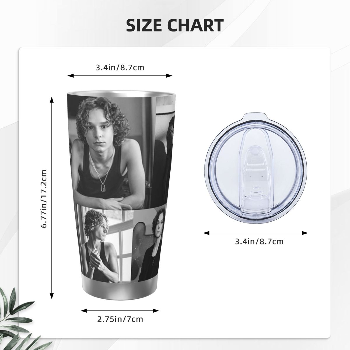 Black And White Mason Thames C - Tumbler 20Oz White avis et prix