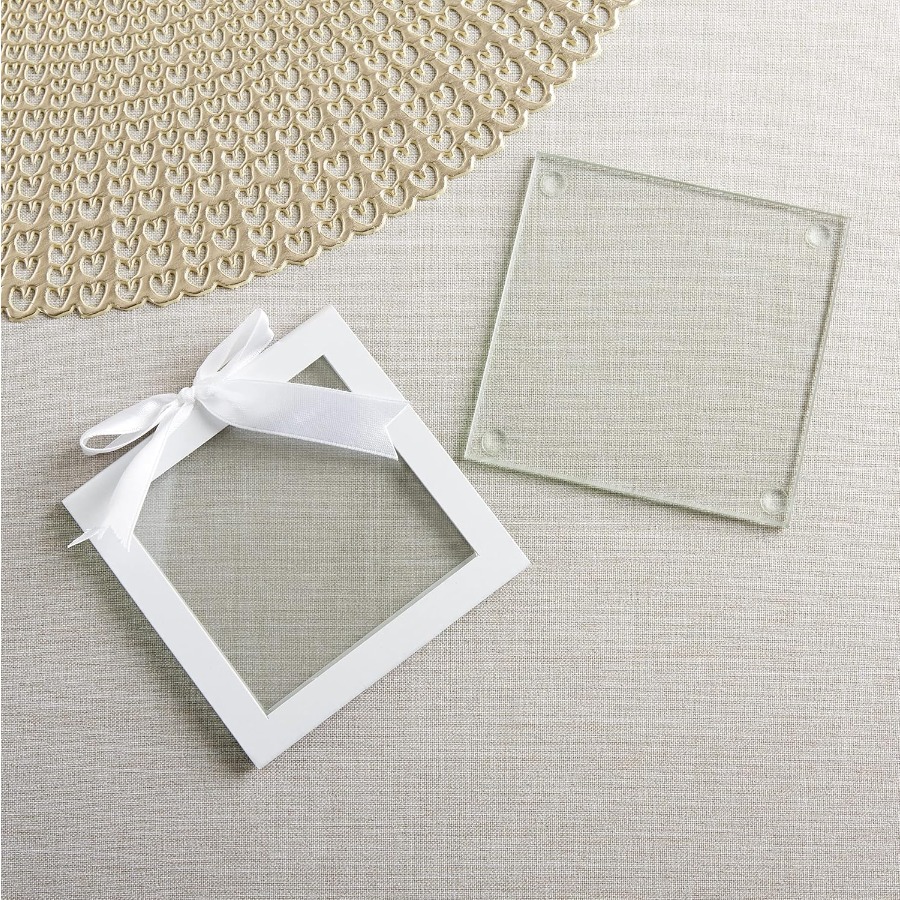 Clear Glass Drink Coasters Set - Coaster Sublimation Blank avis et prix